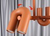 Миниатюра фото подвесная люстра inodesign fanny orange 8 40.10055 | 220svet.ru